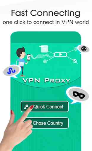 VPN Master Hotspot Proxy Shield gratuito Secure 1