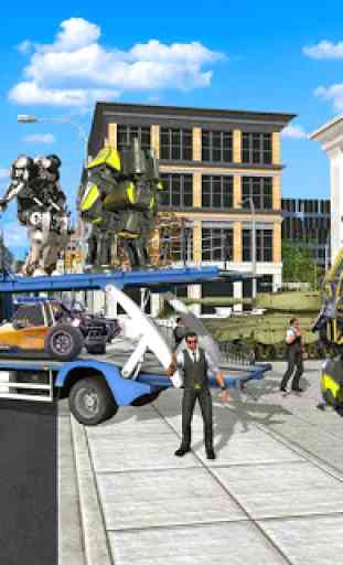 War Robot Truck Cargo Simulator 2019 4