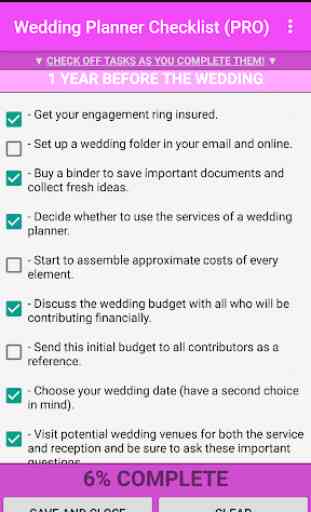 Wedding Planner Checklist 2