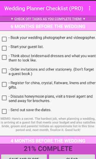 Wedding Planner Checklist 4