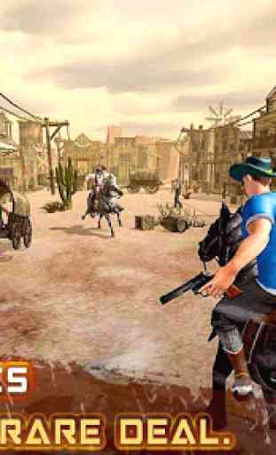 Western Cowboy Gun Fighter Gang Shooting Game 3D 2