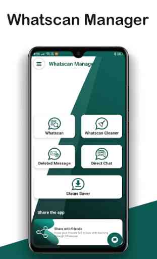 Whatscan : Whats web,Whats Cleaner,Deleted message 2