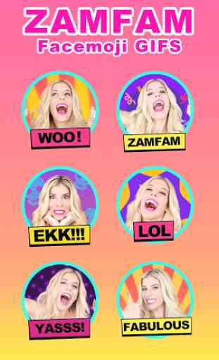#ZAMFAM Funny GIFs by Emoji Keyboard Facemoji 2