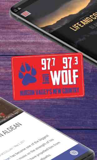 97.7/97.3 The Wolf - Hudson Valley’s New Country 2