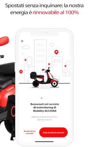 ACCIONA Mobilità - Moto scooter sharing a Milano 2