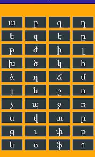 Armenian Alphabet 2