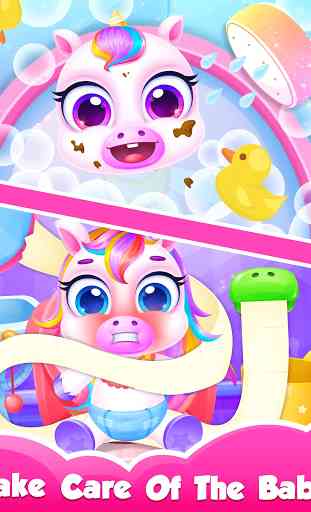 Baby Unicorn Pet Pony Care & Dress Up 2
