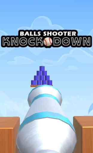 balls shooter : Knock Down 1