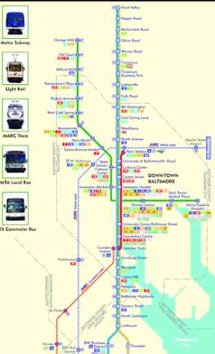 Baltimore Metro Map 2