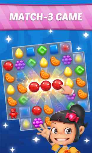 Candy Sweet Story: Candy Match 3 Puzzle 1
