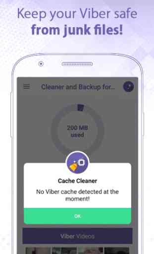 Cleaner and Backup for Viber 2
