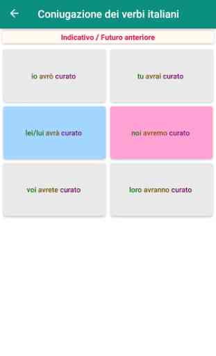 Coniugazione verbo italiano-coniugatore-traduzione 3