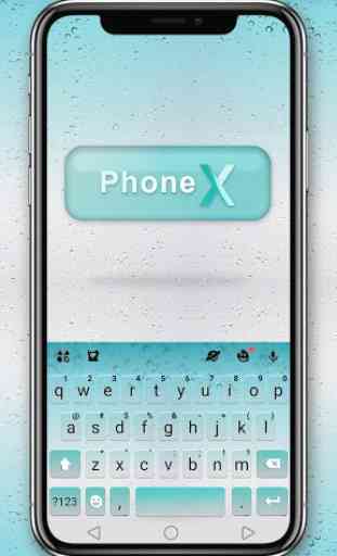Cyan Phone X Tema Tastiera 1