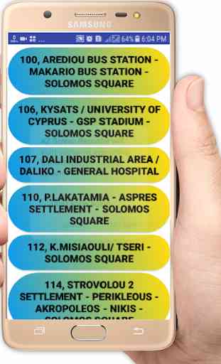 Cyprus Bus Timetable 3