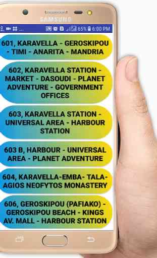 Cyprus Bus Timetable 4