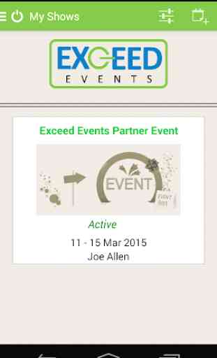 Exceed Events Mobile 1