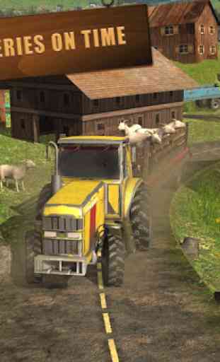 Farming Tractor Animal Cargo Transport 4