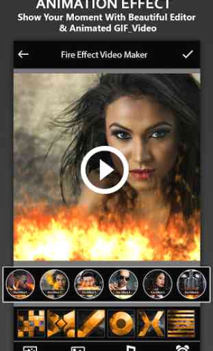 Fire Photo to Video Maker : Photo Video Effect 4