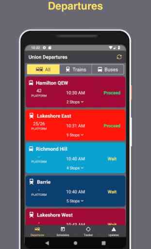 GoNow - GO Transit App 1