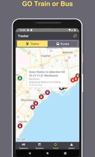 GoNow - GO Transit App 4