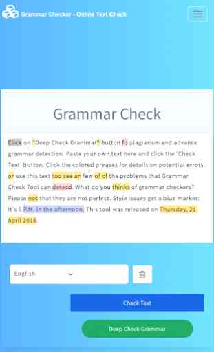 Grammar Checker - Check Grammatical Mistakes 1