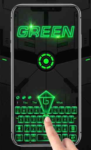Green keyboard 1