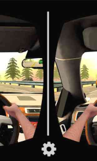 Guida al traffico VR in auto: giochi virtuali 3