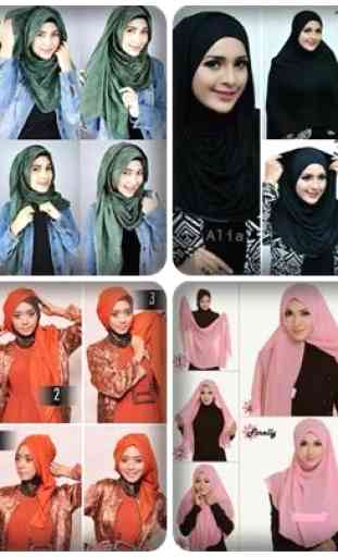 Hijab styles tutorial 4