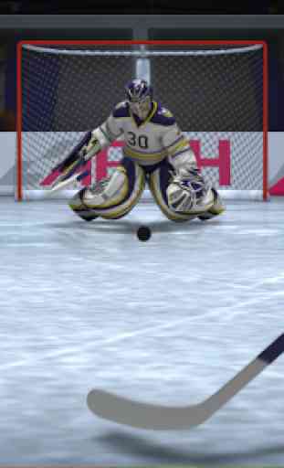 Hockey su ghiaccio tiro 3