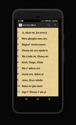 Iwe Orin Mimo Audio (Anglican Yoruba Hymnal) 3