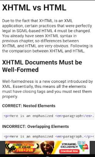 Learn XHTML - Complete Offline Guide 2