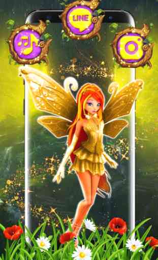 Magic Fairy Land 3D Launcher Theme 2