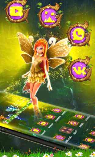 Magic Fairy Land 3D Launcher Theme 3