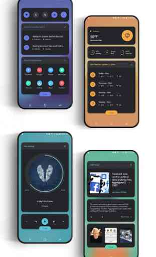 MaterializedHome for KLWP 4