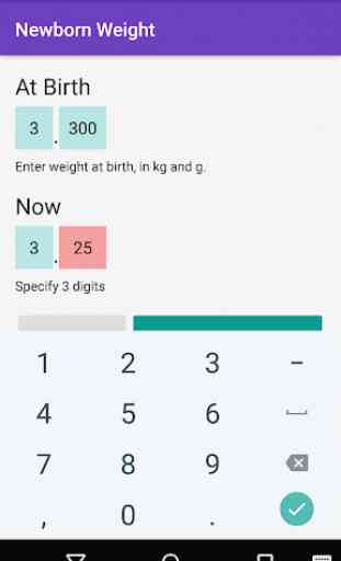 Newborn Baby Weight Loss / Weight Gain Calculator 3