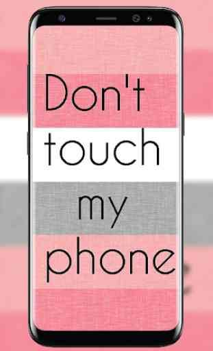 Non toccare Sfondo del mio telefono 1