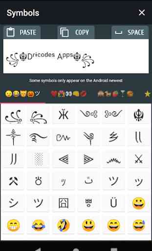 PRO Symbols, Nicknames, Letters, Text tools 2