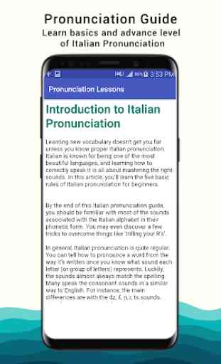 Pronuncia italiana 3