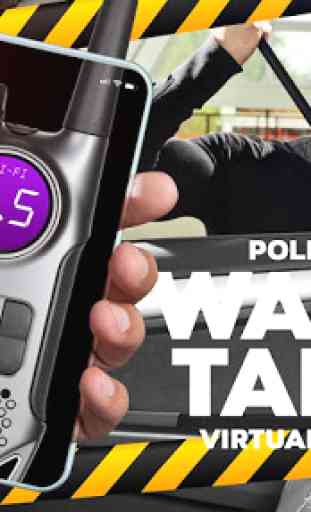 Radio walkie-talkie della polizia virtuale 1
