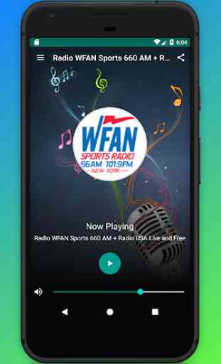 Radio WFAN Sports 660 AM + Radio USA Live and Free 1