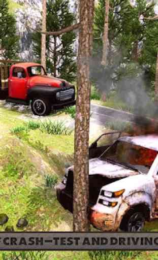 Simulatore di crash di auto fuoristrada: Beam Driv 3