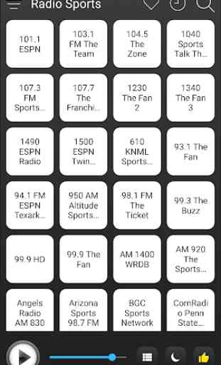 Sports Radio Station Online - Sport FM AM Internet 1