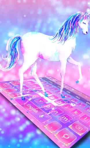 Starry Sky Unicorn Keyboard 1