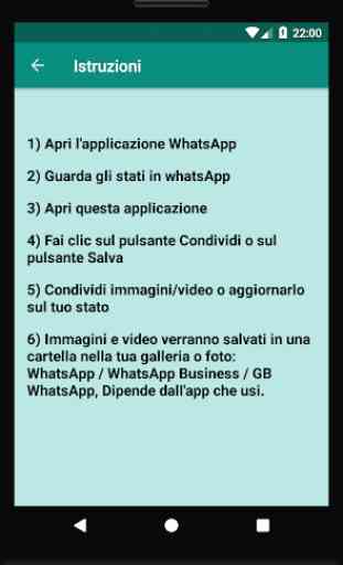 Stati per whatsapp - Salva - scarica stati 2