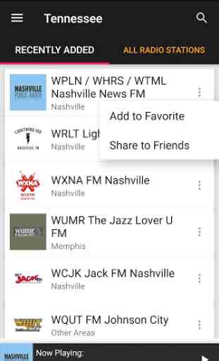 Tennessee Radio Stations - USA 1