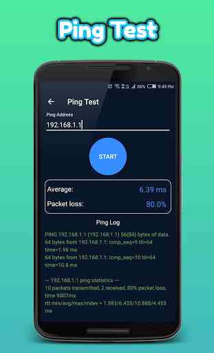 WiFi Analyzer(test di velocità e ping test) 3