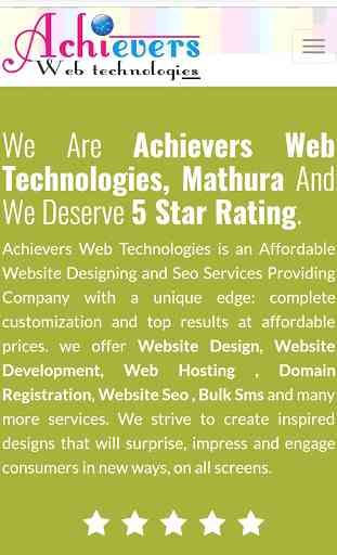 Achievers Web Technologies 1