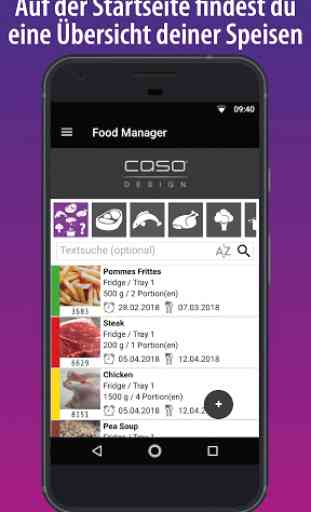 CASO Food Manager 1