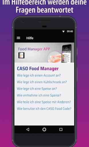 CASO Food Manager 4