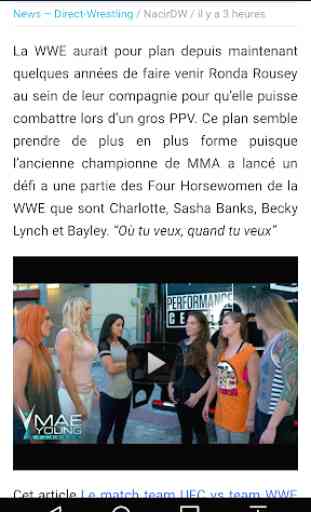 Catch nouvelles et rumeurs En Francais (WWE News) 4